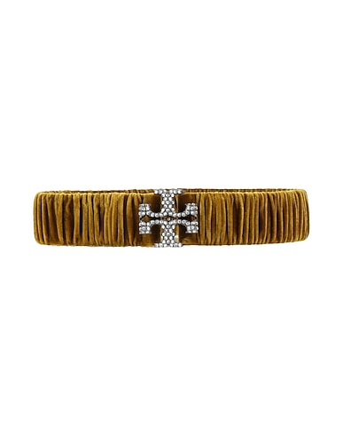 TORY BURCH Ceinture standard VERDE SCURO Fibres textiles