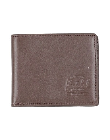HERSCHEL SUPPLY CO. Wallet Dark brown 100% Leather