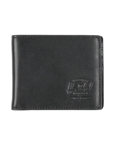 HERSCHEL SUPPLY CO. Portafoglio Nero 100% Pelle