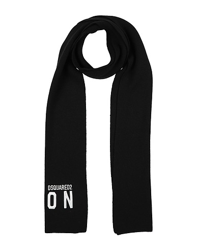 DSQUARED2 Scarves and foulards ICON Black 100% Wool