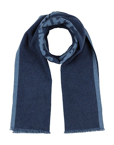 FERRAGAMO Scarves and foulards Navy blue 95% Cashmere, 5% Wool