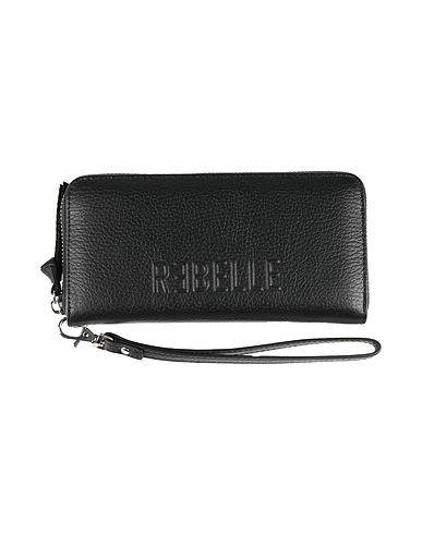 RƎBELLE Wallet Black Leather