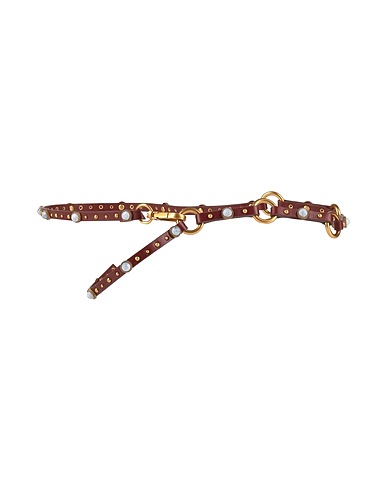 NENETTE Thin belt Brown Leather
