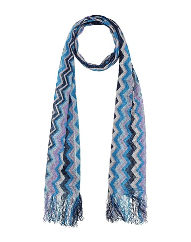 MISSONI Scarves and foulards Blue 65% Viscose, 35% Polyester