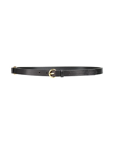 EMPORIO ARMANI Thin belt Black 100% Cow leather