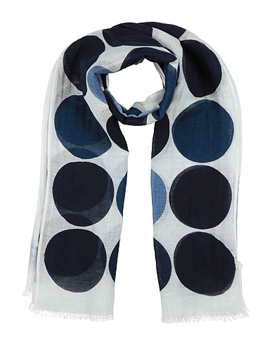 ALTEA Scarves and foulards Navy 65% Linen, 35% Cotton