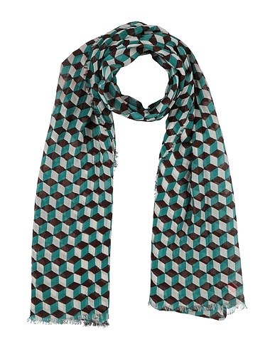 ALTEA Scarves and foulards Deep teal 55% Cotton, 45% Silk