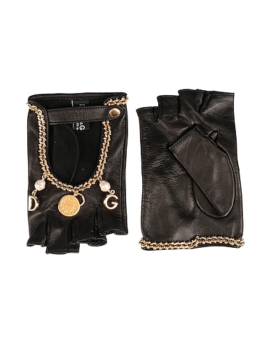 DOLCE&GABBANA Gloves NERO 100% Lambskin