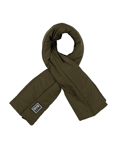 VERSACE JEANS COUTURE Scarves and foulards Military green 100% Polyamide