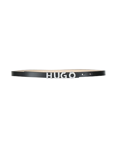 HUGO Thin belt 100% Cow leather