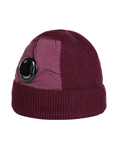 C.P. COMPANY Hat Plum 100% Wool, Polyamide