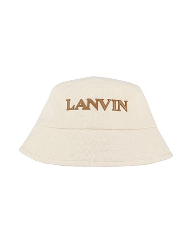 LANVIN Hat Beige 60% Cotton, 40% Linen