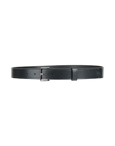 MAX MARA Regular belt Black Cow leather