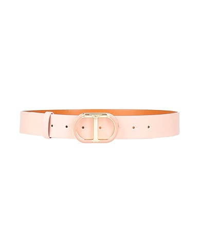 TWINSET Regular belt Blush 50% Regenerated leather, 25% Polyurethane, 20% Cotton, 5% Polyester