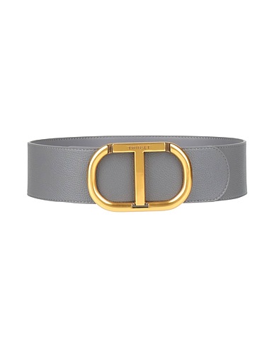 TWINSET High-waist belt Grey 100% Polyurethane