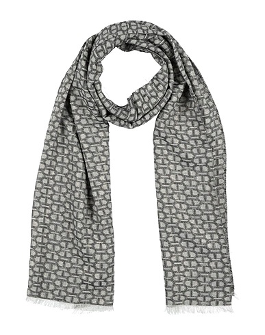 TWINSET Scarves and foulards Light grey 70% Viscose, 24% Modal, 3% Polyamide, 3% Metallic Polyester
