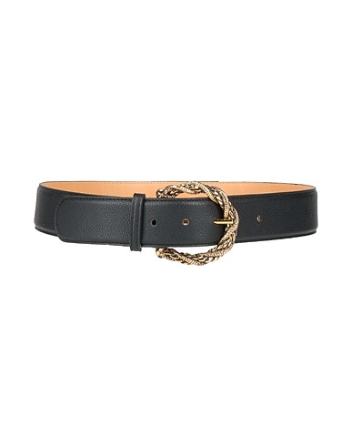ELISABETTA FRANCHI Regular belt Black Synthetic fibers