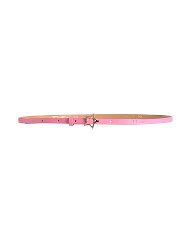 ELISABETTA FRANCHI Thin belt Pink Other Fibres