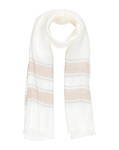 ELEVENTY Scarves and foulards White 100% Linen
