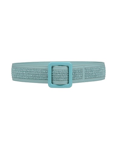 ELISABETTA FRANCHI High-waist belt 52% Cotton, 48% Polyamide, Leather