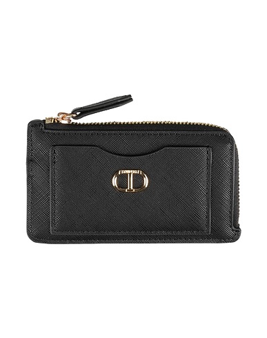 TWINSET Key ring Black 100% Polyurethane