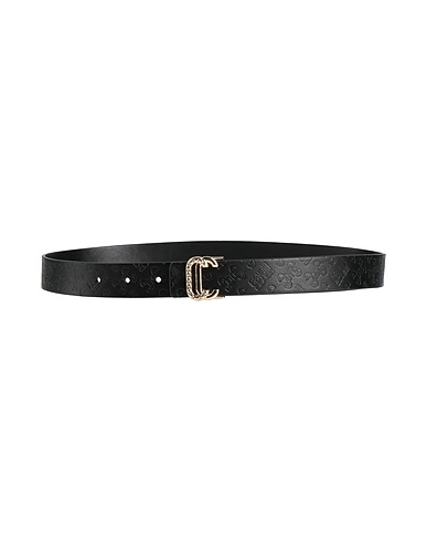CAVALLI CLASS Regular belt Black Leather