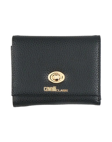 CAVALLI CLASS Wallet Black 100% Polyurethane
