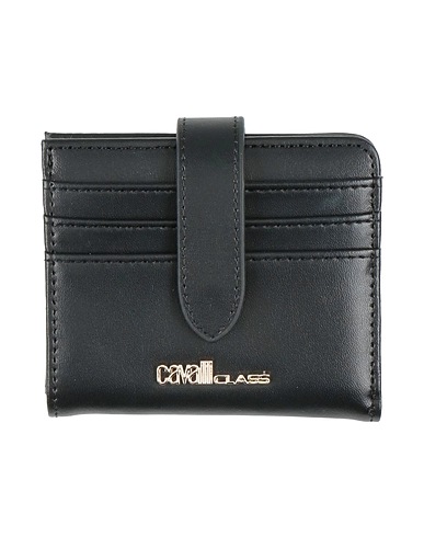CAVALLI CLASS Wallet Black 100% Polyurethane