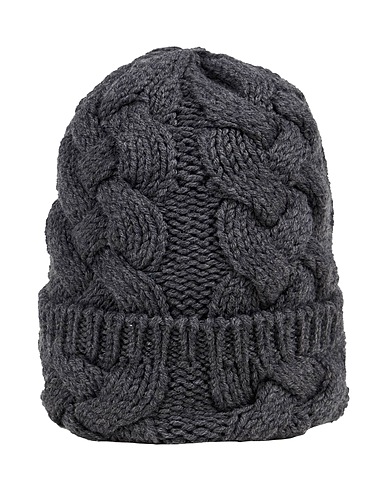 MAX MARA Hat Charcoal 100% Wool