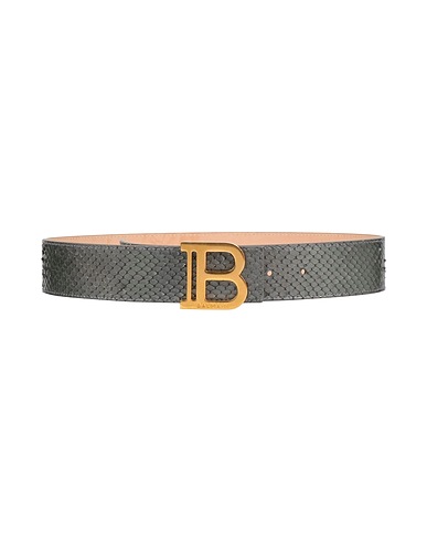 BALMAIN Regular belt Silver Leather