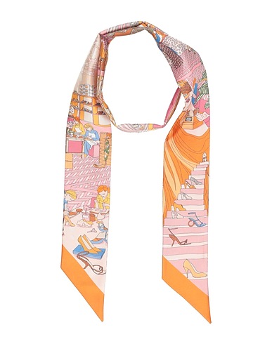 FERRAGAMO Sciarpe e foulard Giallo ocra 100% Seta