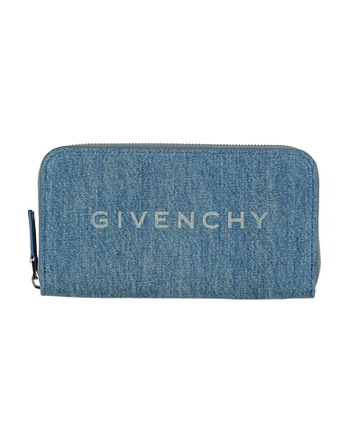 GIVENCHY Wallet Blue 100% Cotton