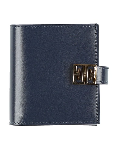 GIVENCHY Wallet Navy Leather