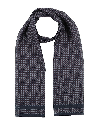 FERRAGAMO Sciarpe e foulard Blu notte 72% Cotone, 28% Seta