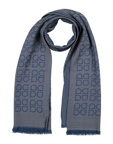 FERRAGAMO Scarves and foulards Azure 88% Virgin Wool, 12% Silk