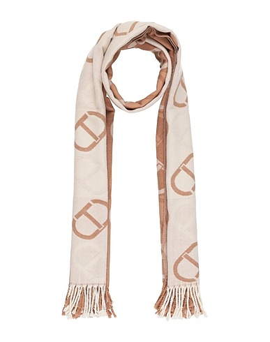 TWINSET Scarves and foulards Camel 100% Polyester