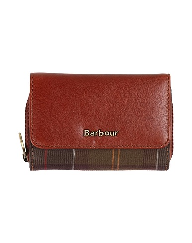 BARBOUR Wallet Tan 100% Leather, Polyester, Cotton, Viscose