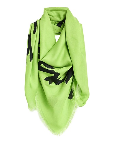 GIVENCHY Scarves and foulards Lime green 90% Modal, 10% Cashmere