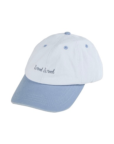 WOOD WOOD Hat Sky blue 100% Cotton