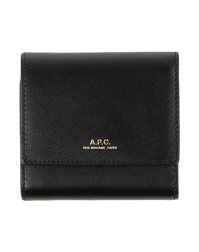 A.P.C. Wallet Black 100% Cowhide