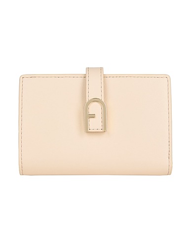 FURLA Wallet Beige 100% Leather