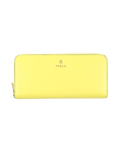 FURLA Wallet Lime green 100% Leather