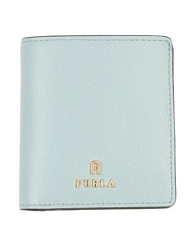 FURLA 지갑 스카이 블루 가죽