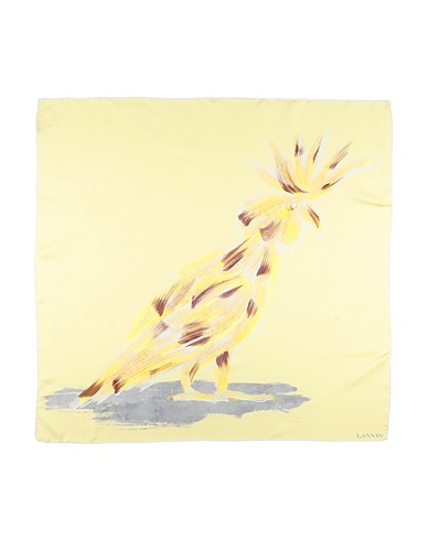 LANVIN Scarves and foulards Yellow 100% Silk