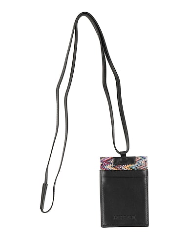 MISSONI Cardholder Leather, Textile fibers