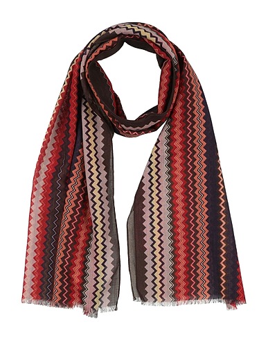 MISSONI Scarves and foulards Dark brown 100% Wool