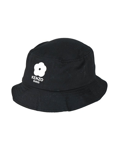 KENZO Hat Black 100% Cotton