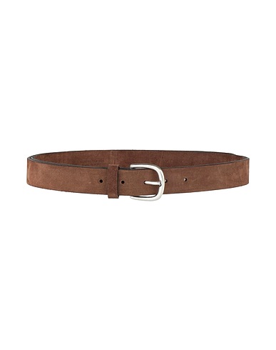 DONDUP Regular belt Brown Leather
