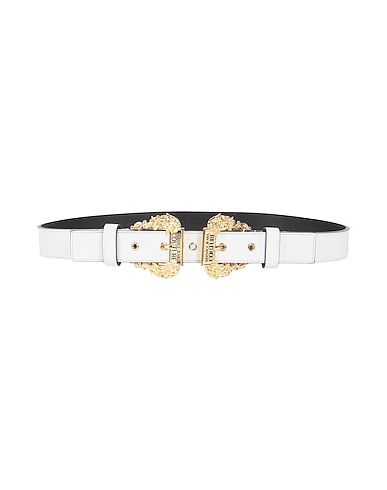 VERSACE JEANS COUTURE Regular belt White Leather