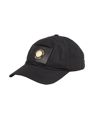 VERSACE JEANS COUTURE Hat Black 100% Cotton